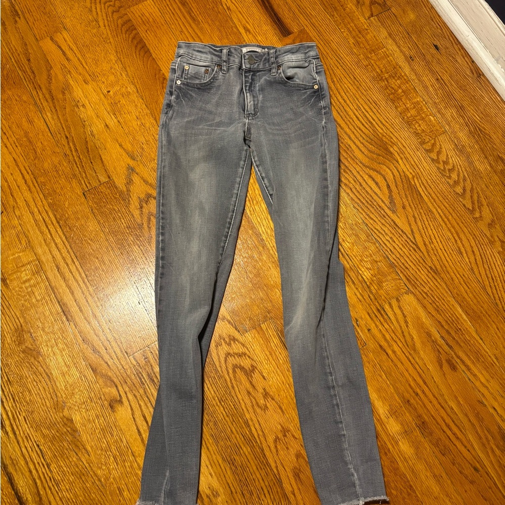Tractr Women's Charcoal Skinny Jeans